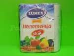 Полотенца бумажные "LUMEX" белые двухслойные 55 листов 2шт 1/12
